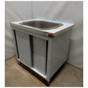 Стол-ванна ц/т с рабочей поверхностью,дв.купе 800*600 Hicold,б/у